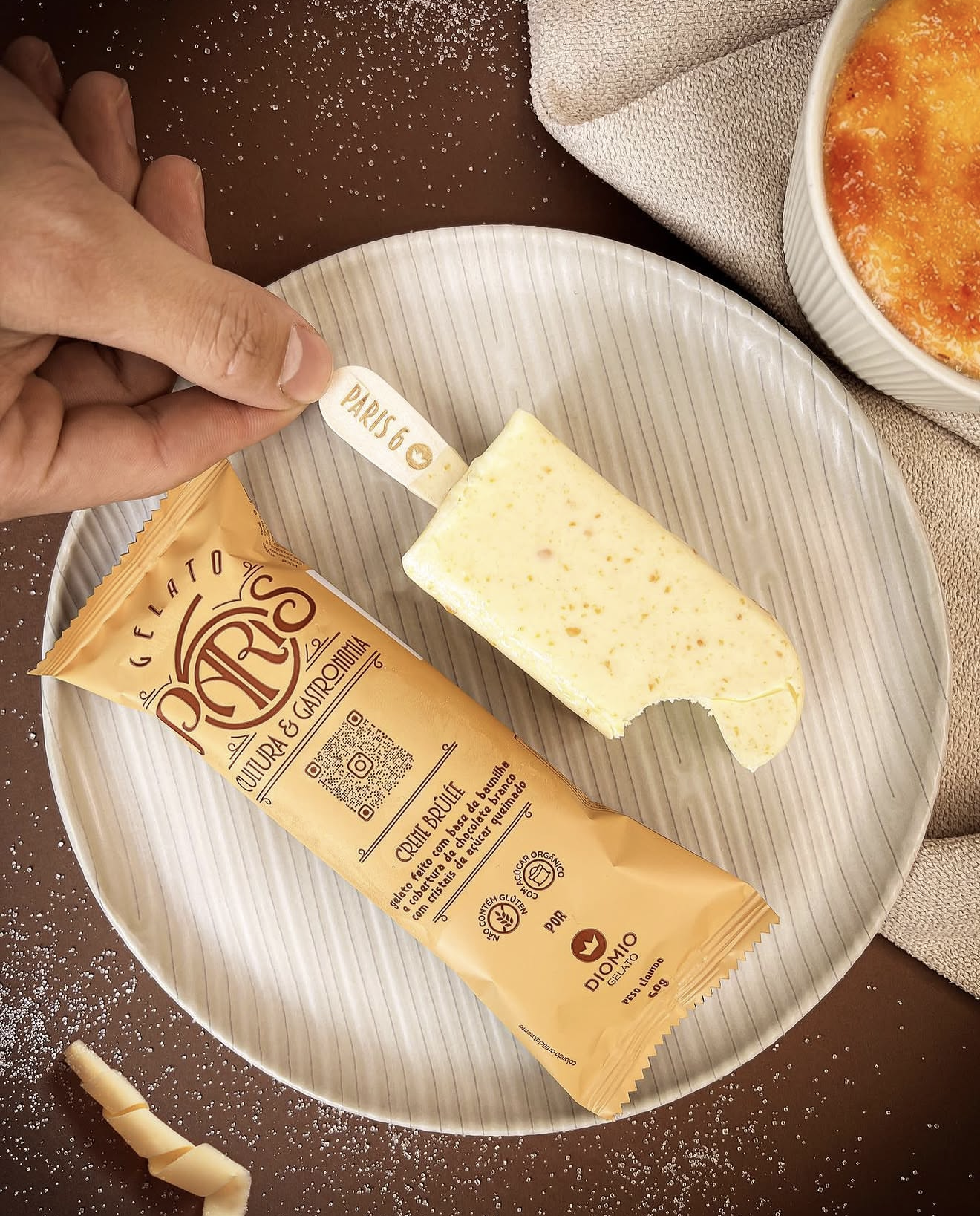 Picolé Crème Brûlée Paris 6 × Dio Mio