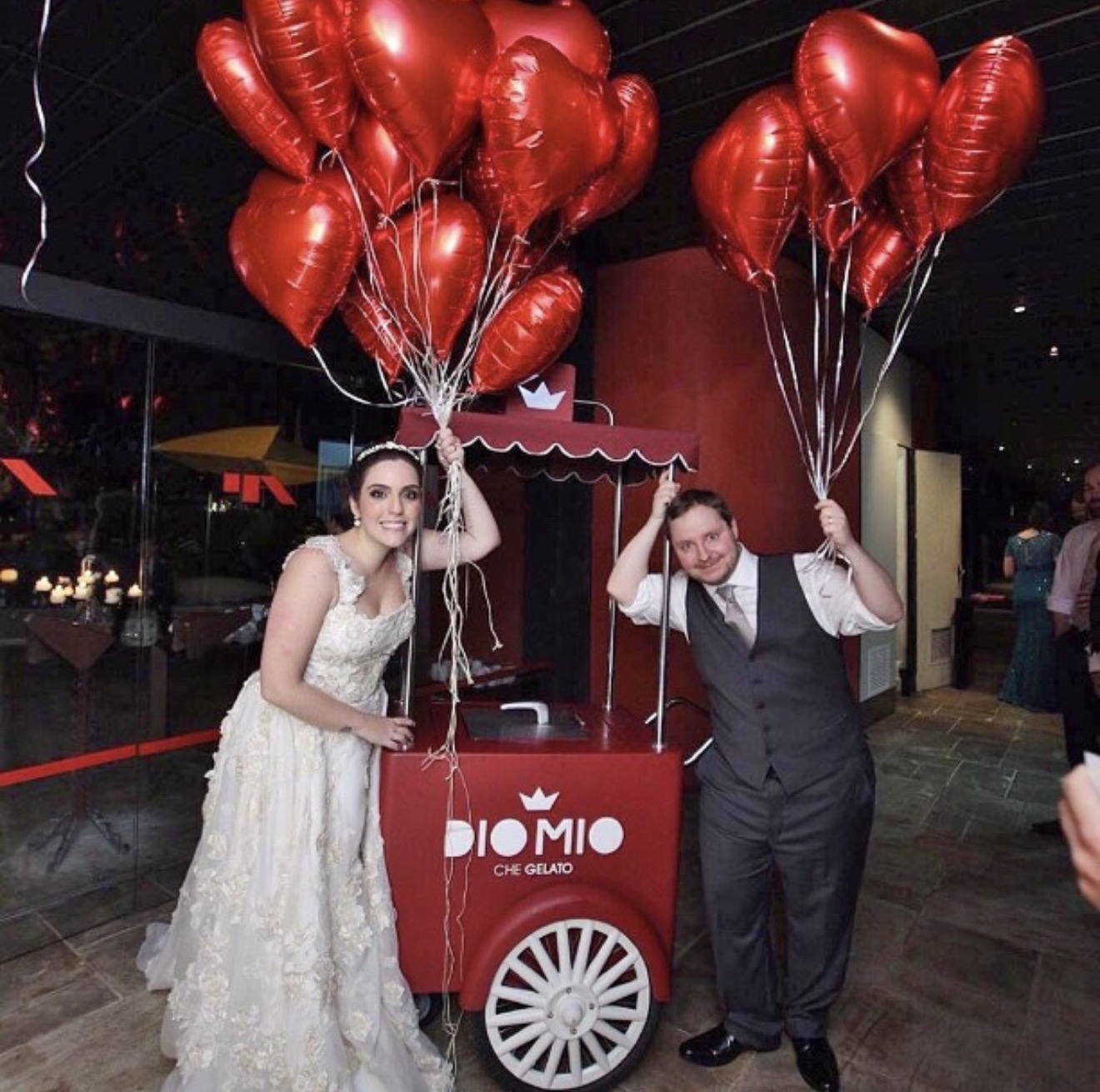 Casamento com carrinho Dio Mio